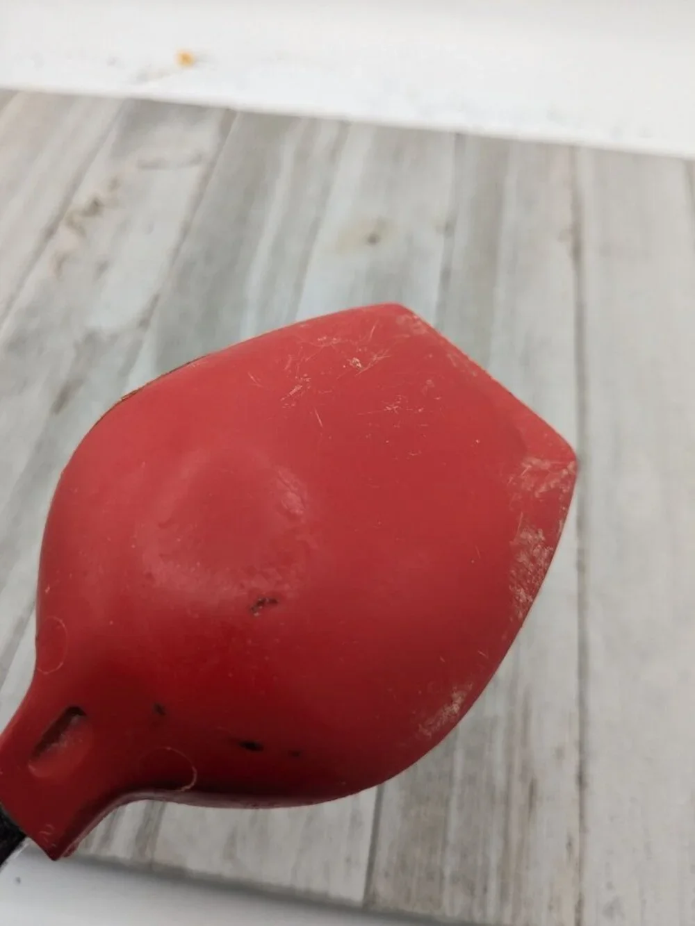 Vintage Ekco Solid Serving Spoon Red Handle Nylon 11 1/4